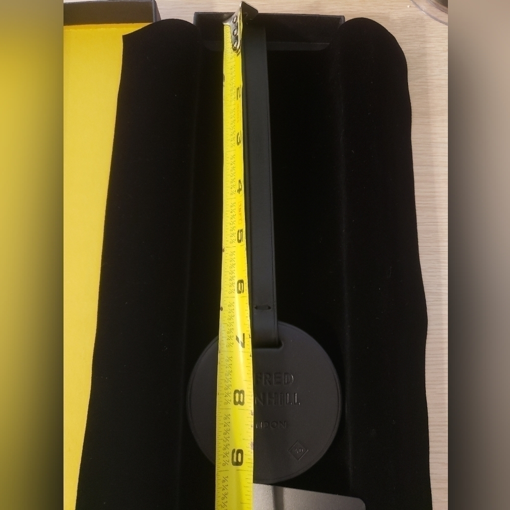 DUNHILL Duke Leather Luggage Tag ( NEW IN BOX) - Picture 6 of 7